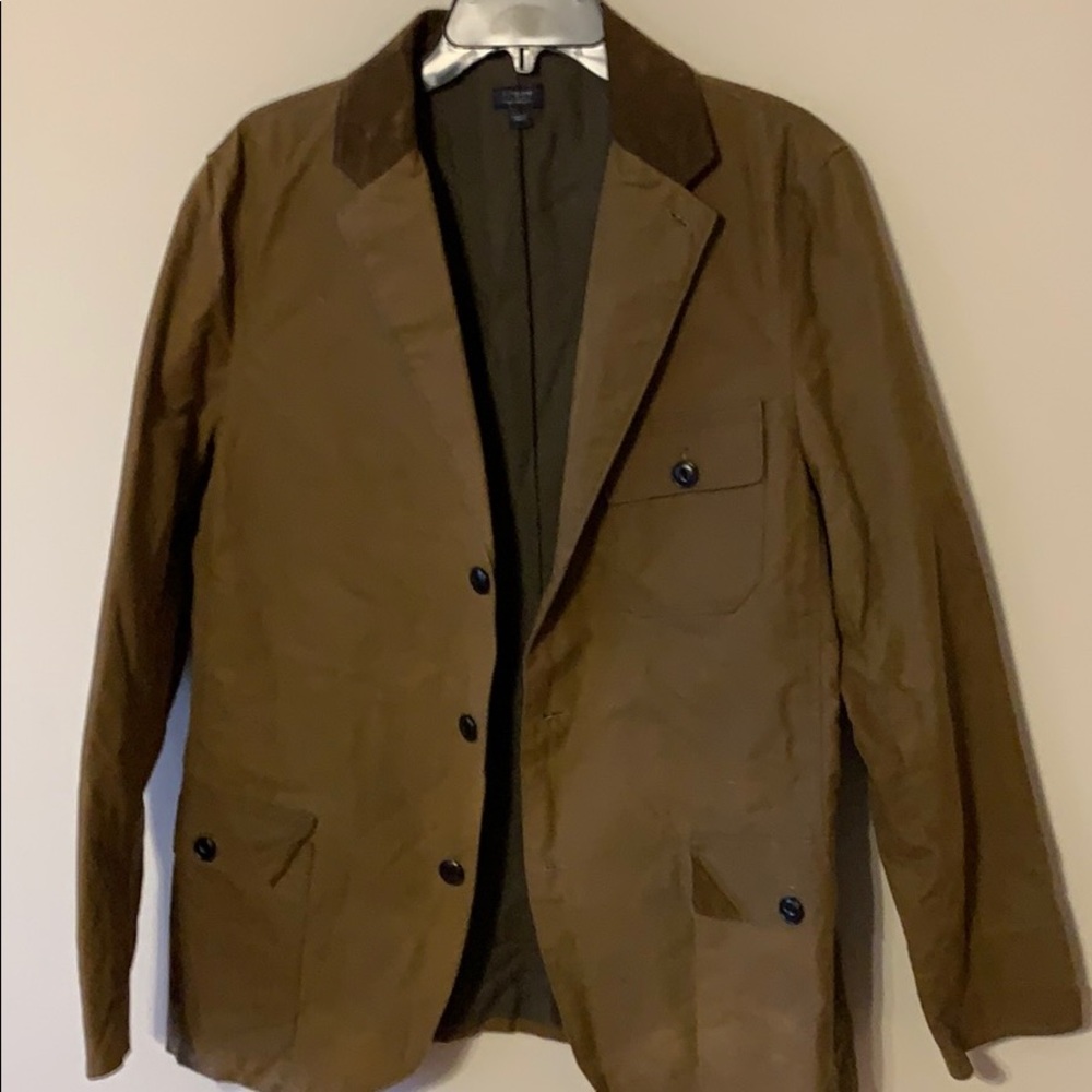 J. Crew Waxed Cotton Blazer